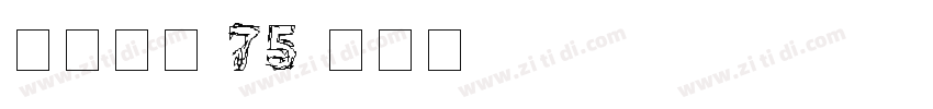 点字综艺 75字体转换